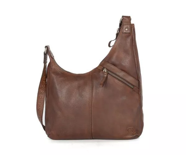 Spikes & Sparrow Spikes & Sparrow Leren Crossbodytas – Moria – Donkerbruin