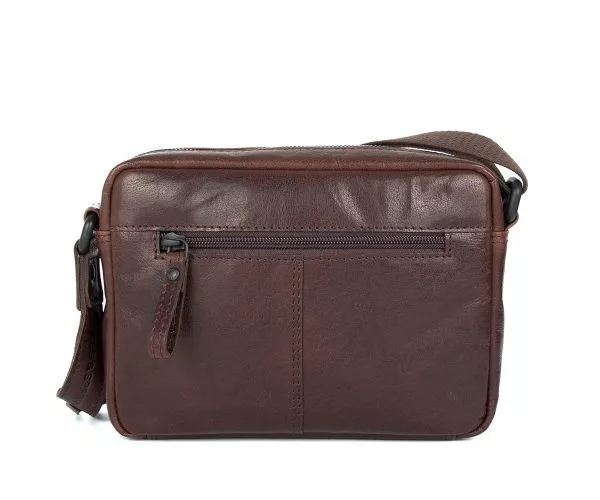 Spikes & Sparrow Spikes & Sparrow Leren Crossbodytas – Nashville – Donkerbruin