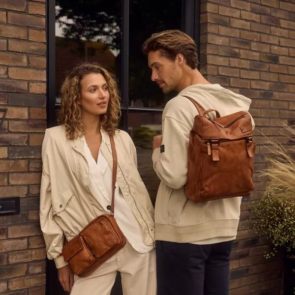 Spikes & Sparrow Spikes & Sparrow Leren Crossbodytas – Sara – Zwart