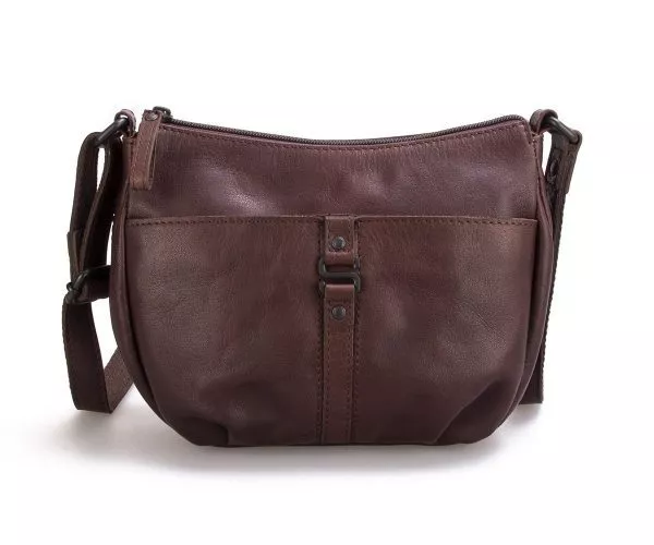 spikes & sparrow Spikes & Sparrow Leren Crossbodytas – Sedona – Donkerbruin