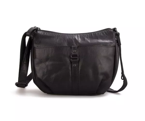 spikes & sparrow Spikes & Sparrow Leren Crossbodytas – Sedona – Zwart