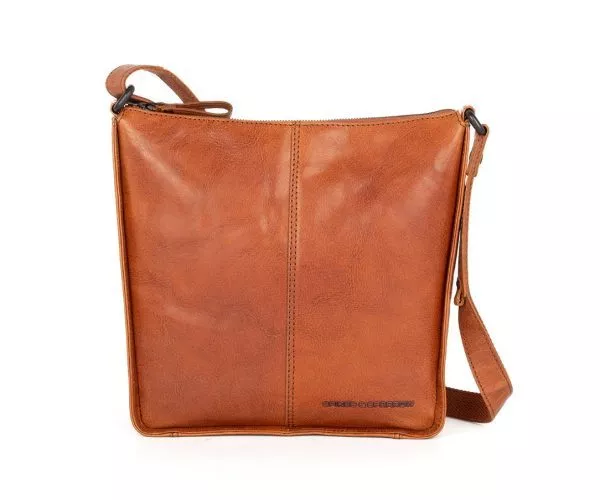 spikes & sparrow Spikes & Sparrow Leren Crossbodytas – Titia – Brandy Cognac