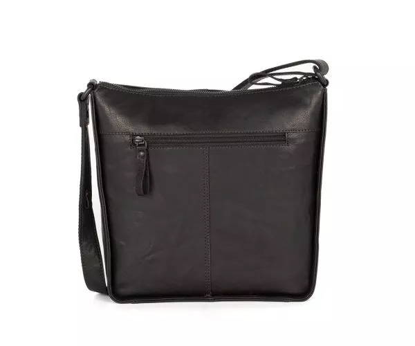 Spikes & Sparrow Spikes & Sparrow Leren Crossbodytas – Titia – Zwart