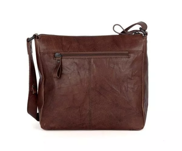 Spikes & Sparrow Spikes & Sparrow Leren Crossbodytas – Valarie – Donkerbruin