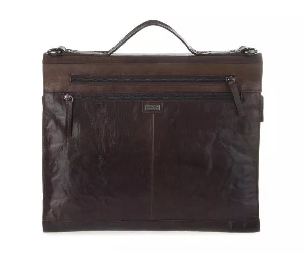 Spikes & Sparrow Spikes & Sparrow Leren Fietstas Met Regenhoes – Roan – Donkerbruin