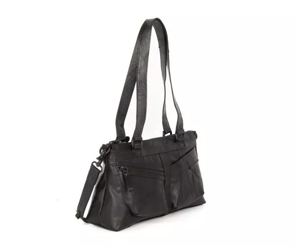 Spikes & Sparrow Spikes & Sparrow Leren Handtas – Cherish – Zwart