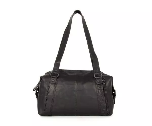 spikes & sparrow Spikes & Sparrow Leren Handtas – Kayleigh – Zwart spikes & sparrow Spikes & Sparrow Leren Handtas – Kayleigh – Zwart