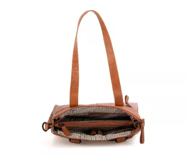 Spikes & Sparrow Spikes & Sparrow Leren Handtas – Ruby – Brandy Cognac