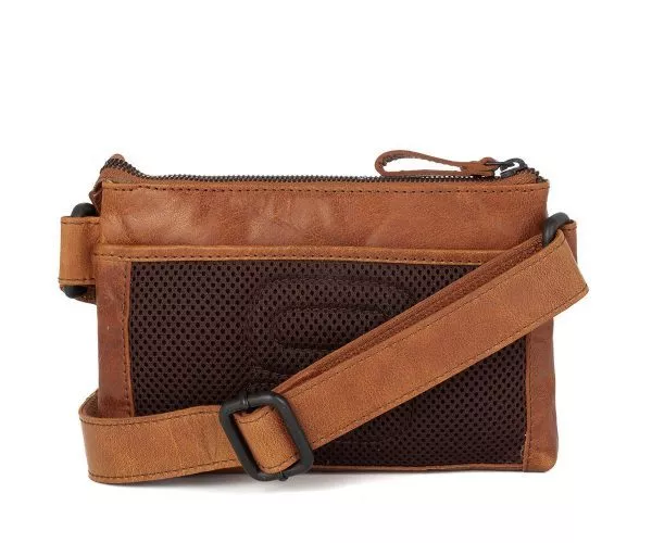 Spikes & Sparrow Spikes & Sparrow Leren Heuptas – Ethel – Brandy Cognac