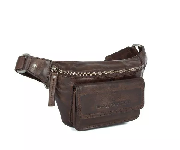 Spikes & Sparrow Spikes & Sparrow Leren Heuptas – Kaylee – Donkerbruin