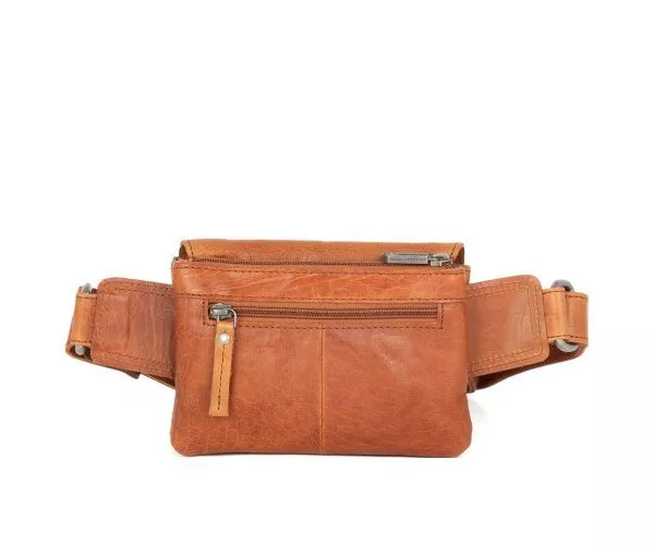 Spikes & Sparrow Spikes & Sparrow Leren Heuptas – Missouri – Brandy Cognac