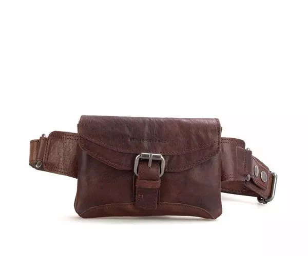 spikes & sparrow Spikes & Sparrow Leren Heuptas – Missouri – Donkerbruin