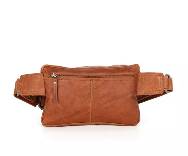 Spikes & Sparrow Spikes & Sparrow Leren Heuptas – Oregon – Brandy Cognac