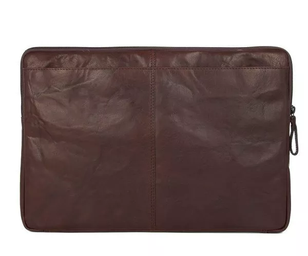 Spikes & Sparrow Spikes & Sparrow Leren Laptophoes – Yakima – Donkerbruin