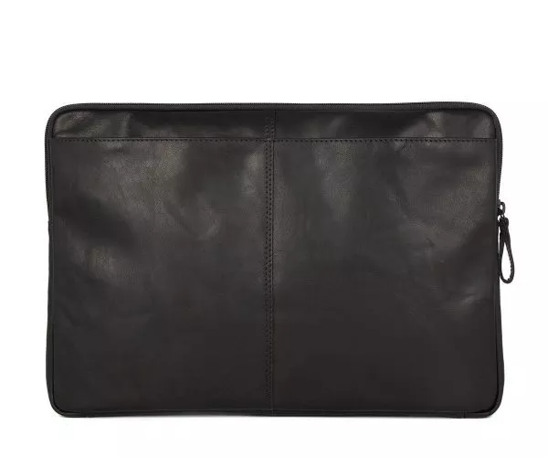 Spikes & Sparrow Spikes & Sparrow Leren Laptophoes – Yakima – Zwart