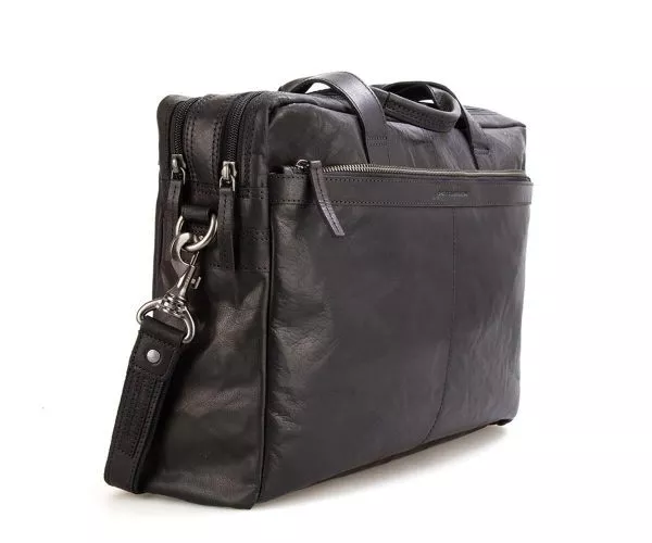 spikes & sparrow Spikes & Sparrow Leren Laptoptas – Colorado – Zwart spikes & sparrow Spikes & Sparrow Leren Laptoptas – Colorado – Zwart