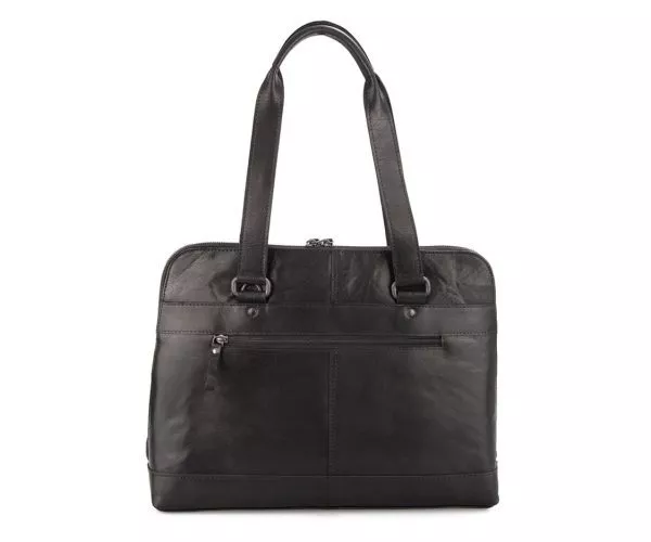 Spikes & Sparrow Spikes & Sparrow Leren Laptoptas Met Tabletvak – Eden – Donkerbruin