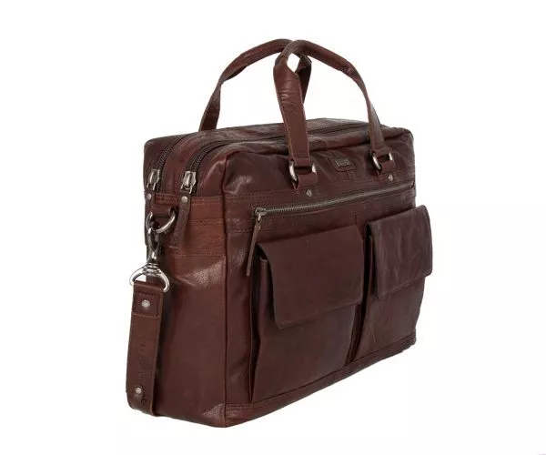 spikes & sparrow Spikes & Sparrow Leren Laptoptas – Utah – Donkerbruin spikes & sparrow Spikes & Sparrow Leren Laptoptas – Utah – Donkerbruin