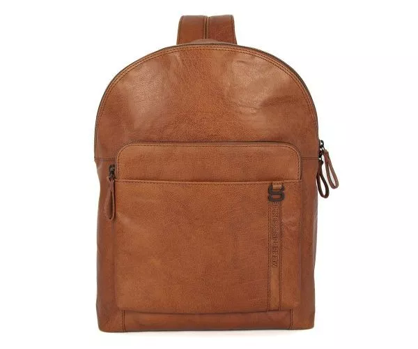 spikes & sparrow Spikes & Sparrow Leren Luiertas / Rugzak – Chicago – Brandy Cognac