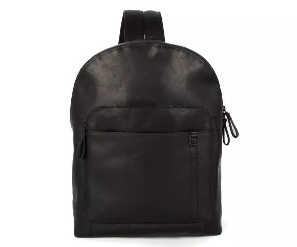 spikes & sparrow Spikes & Sparrow Leren Luiertas / Rugzak – Chicago – Zwart