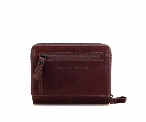 Spikes & Sparrow Spikes & Sparrow Leren RFID Portemonnee – Bo – Donkerbruin