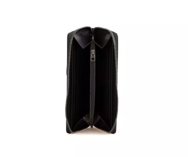 Spikes & Sparrow Spikes & Sparrow Leren RFID Portemonnee – Cora – Zwart