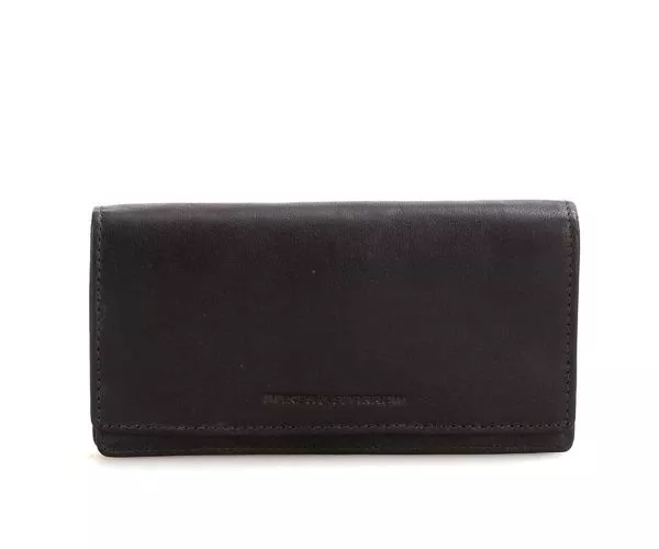 spikes & sparrow Spikes & Sparrow Leren RFID Portemonnee – Kentucky – Zwart