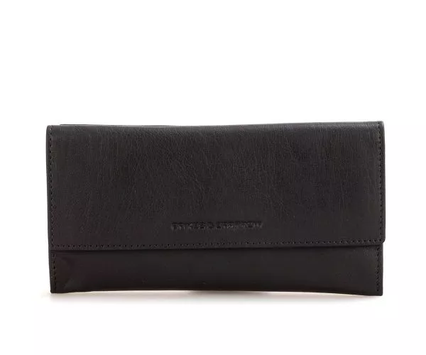 spikes & sparrow Spikes & Sparrow Leren RFID Portemonnee – Louisiana – Zwart