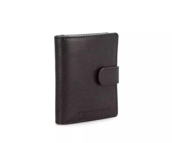 Spikes & Sparrow Spikes & Sparrow Leren RFID Portemonnee – Michigan – Zwart