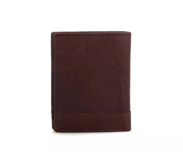 Spikes & Sparrow Spikes & Sparrow Leren RFID Portemonnee – Ohio – Donkerbruin