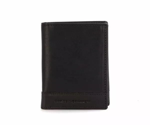 spikes & sparrow Spikes & Sparrow Leren RFID Portemonnee – Ohio – Zwart