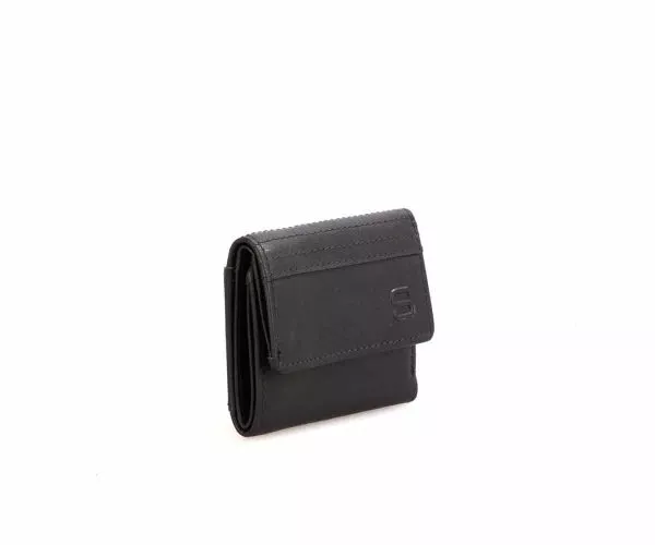 Spikes & Sparrow Spikes & Sparrow Leren RFID Portemonnee – Teton – Zwart