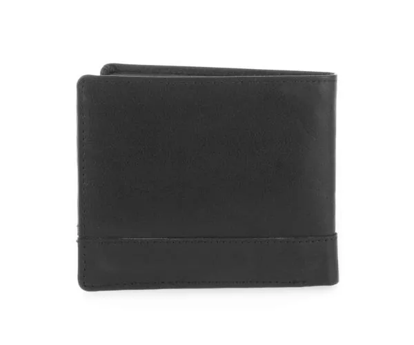 Spikes & Sparrow Spikes & Sparrow Leren RFID Portemonnee – Wesson – Zwart