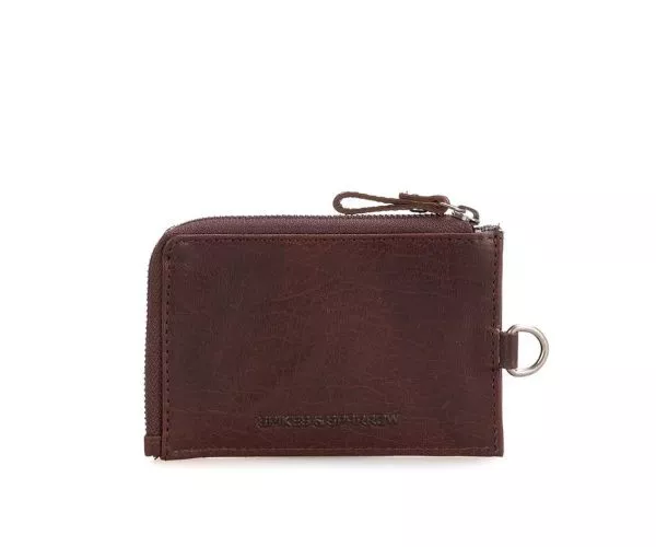 spikes & sparrow Spikes & Sparrow Leren RFID Portemonnee – Wisconsin – Donkerbruin