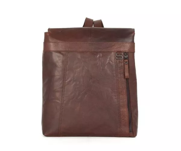 spikes & sparrow Spikes & Sparrow Leren Rugzak – Darla – Donkerbruin