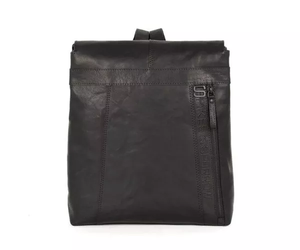 spikes & sparrow Spikes & Sparrow Leren Rugzak – Darla – Zwart