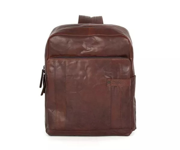 spikes & sparrow Spikes & Sparrow Leren Rugzak – Mitch – Donkerbruin