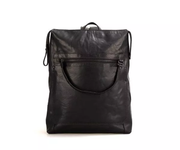 spikes & sparrow Spikes & Sparrow Leren Rugzak – Theresa – Zwart spikes & sparrow Spikes & Sparrow Leren Rugzak – Theresa – Zwart