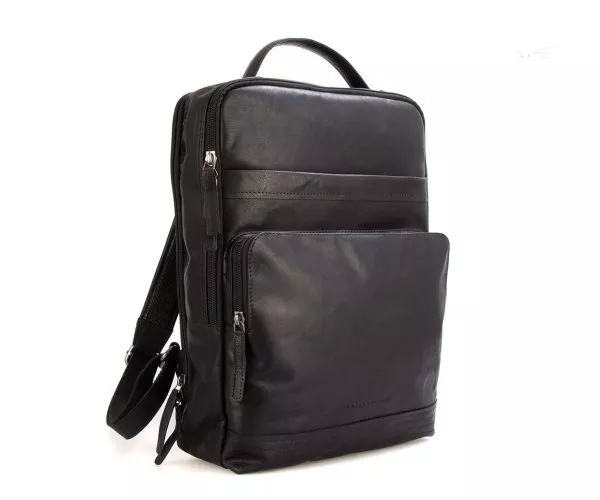 spikes & sparrow Spikes & Sparrow Leren Rugzak – Virginia – Zwart spikes & sparrow Spikes & Sparrow Leren Rugzak – Virginia – Zwart