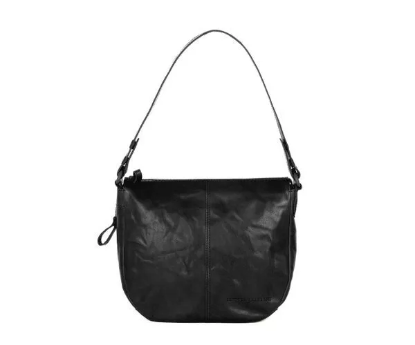 spikes & sparrow Spikes & Sparrow Leren Schoudertas – Carmen – Zwart