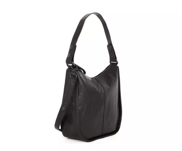 Spikes & Sparrow Spikes & Sparrow Leren Schoudertas – Colleen – Zwart