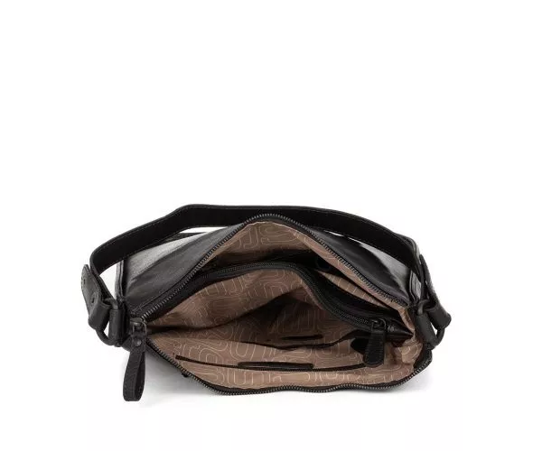 Spikes & Sparrow Spikes & Sparrow Leren Schoudertas – Colleen – Zwart