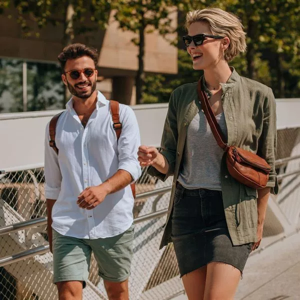 Spikes & Sparrow Spikes & Sparrow Leren Schoudertas / Crossbodytas – Arianne – Zwart