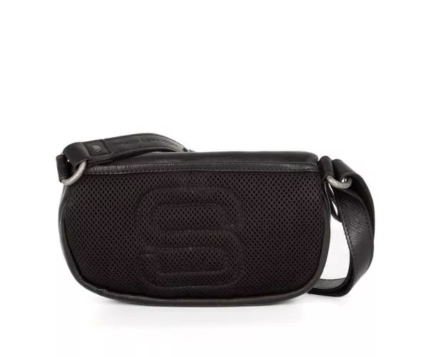 Spikes & Sparrow Spikes & Sparrow Leren Schoudertas / Crossbodytas – Arianne – Zwart