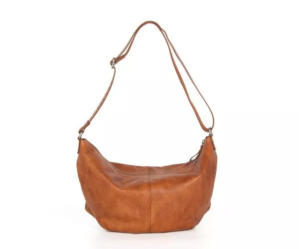 Spikes & Sparrow Spikes & Sparrow Leren Schoudertas / Crossbodytas – Ellie – Brandy Cognac