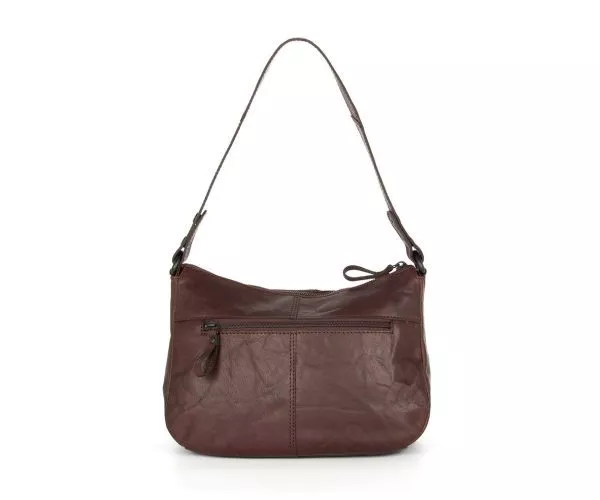 Spikes & Sparrow Spikes & Sparrow Leren Schoudertas / Crossbodytas – Zoey – Donkerbruin