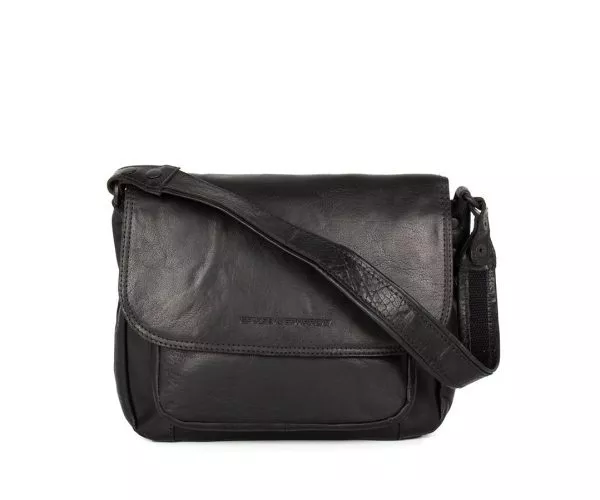 spikes & sparrow Spikes & Sparrow Leren Schoudertas – Delilah – Zwart spikes & sparrow Spikes & Sparrow Leren Schoudertas – Delilah – Zwart