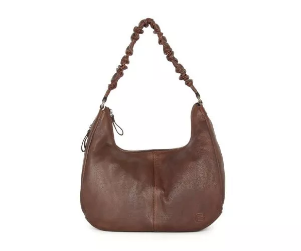 spikes & sparrow Spikes & Sparrow Leren Schoudertas – Harli – Donkerbruin