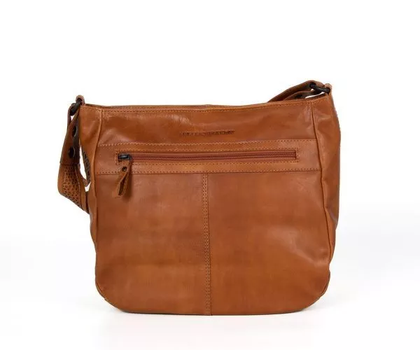 Spikes & Sparrow Spikes & Sparrow Leren Schoudertas – Megan – Bruin