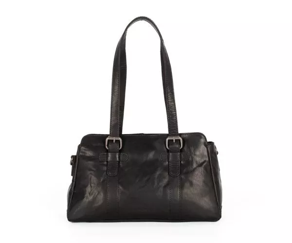 spikes & sparrow Spikes & Sparrow Leren Schoudertas – Oklahoma – Zwart spikes & sparrow Spikes & Sparrow Leren Schoudertas – Oklahoma – Zwart